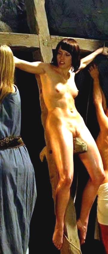 Female Nude Crucifixion